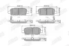 NISSAN гальмівні колодки задні Qashqai, Teana, Tiida, Murano X-TRAIL 06/01- Jurid 572501J (фото 1)