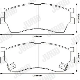 Тормозные колодки Jurid 572560J