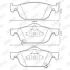 HONDA гальмівні колодки передн Accord 08-,Civic 12 Jurid 572624JC (фото 4)