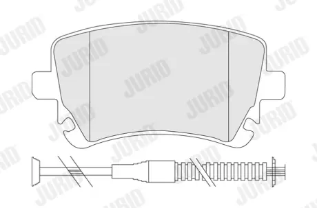 Тормозные колодки Jurid 573225J