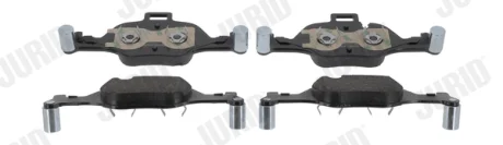 Гальмівні колодки пер. BMW 5 (G30/G31/F90)/7 (G11/G12)/X3 (G01/F97)/X5 (G05/F95) (ATE) Jurid 573856J