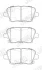 OPEL гальмівний колодки задн INSIGNIA B 17 Jurid 573905J (фото 2)