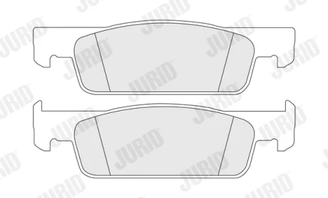 RENAULT колодки гальм. передні Sandero 12-, Logan 12- Jurid 574283J