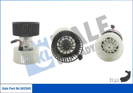 BMW Вентилятор салону 3 (E46) 98- Kale 343340