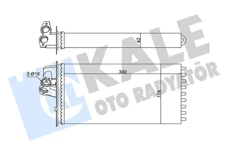DB Радіатор опалення Vito 96-03 Kale 346795
