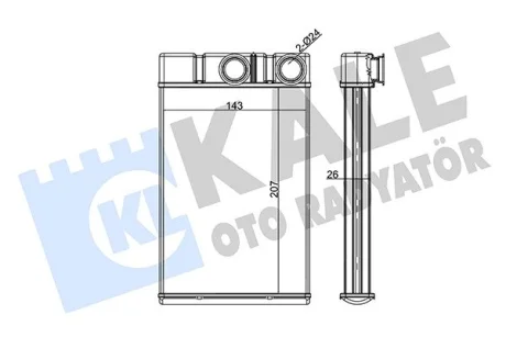 CHEVROLET Радіатор опалення Ampera, Insignia, Meriva, Chevrolet Cruze, Malibu, Orlando Kale 352130