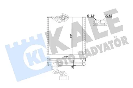 RENAULT випарник Kangoo 08- Kale 352995