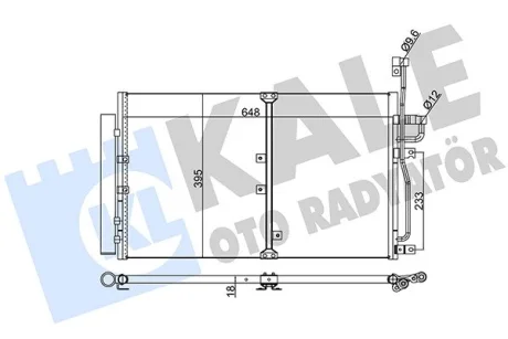 OPEL Радіатор кондиціонера (конденсатор) Antara, Chevrolet Captiva Kale 391000