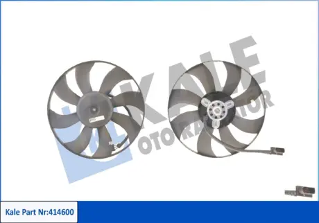 VW Вентилятор радіатора Polo,Skoda Fabia I,II,Roomster 1.4TDI Kale 414600