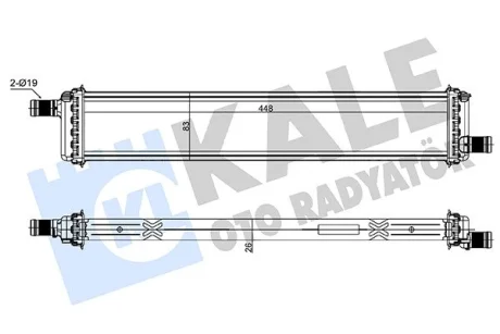 RENAULT Радіатор системи охолодження двигуна CAPTUR 1.5 20-, CLIO 1.5, 1.6 19-, MITSUBISHI Kale 431500