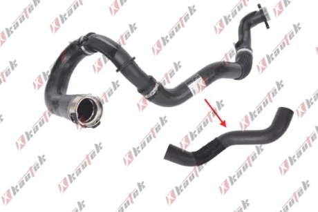Патрубок турбіни CHEVROLET AVEO 1.3D -15 (середина) Kautek CH-TH022