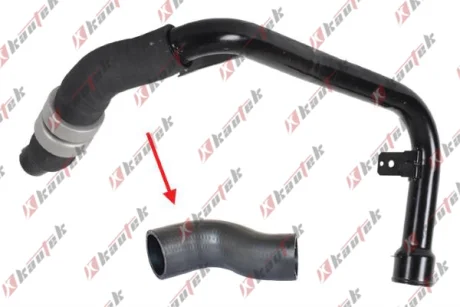 CITROEN патрубок інтеркулера JUMPER 2.2 HDi 110 11-, JUMPER 2.2 HDi 150 11-, FIAT DUCATO 110 Multijet 2,3 D 11-, PEUGEOT BOXER 2.2 HDi 120 06 Kautek CI-TH010