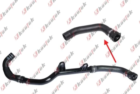 FIAT патрубок системи охолодження Ducato 2,3D 14-, CITROEN Jumper 2,2HDi 11 Kautek FI-RH143