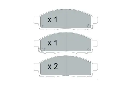 Тормозные колодки KAVO KBP-6599