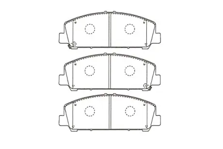 Тормозные колодки KAVO KBP-6611