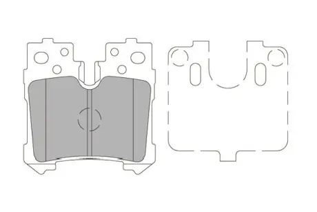 Тормозные колодки KAVO KBP-9122
