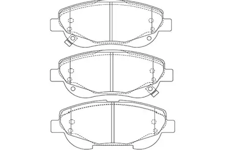 Тормозные колодки KAVO KBP-9143