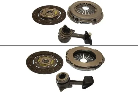 Комплект зчеплення Ford Transit 2.0DI 00- (d=250mm) (+вижимний) KAWE 961681CSC (фото 1)