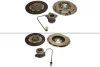 Комплект зчеплення Opel Astra H/Vectra C/Zafira 1.9 CDTI 04-15 (d=240mm) (+вижимний) KAWE 962701CSC (фото 1)