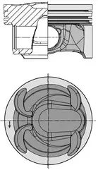 Поршень KOLBENSCHMIDT 40315600