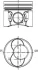 Поршень з кільцями VAG 79,51мм 1.9 TDI 2001- 3-4 цил. (KS) KOLBENSCHMIDT 40422600 (фото 1)