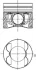 Поршень Sprinter OM651 09- (83mm/STD) Kolbenschmidt 40809600 (фото 1)