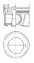Поршень 81,01 (STD) AUDI A3, A4 ALLROAD B8, A4 ALLROAD B9, A4 B8, A4 B9, A5, A6 C7, Q3, Q5 SEAT ALHAMBRA, ATECA, LEON, LEON SC, LEON ST SKODA KODIAQ I, OCTAVIA III, OCTAVIA IV 2.0D 11.07- KOLBENSCHMIDT 41270600 (фото 1)