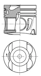 Поршень KOLBENSCHMIDT 41712600