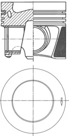 Поршень KOLBENSCHMIDT 41862600