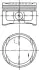 Поршень 76,51 (STD) SEAT LEON, TOLEDO II VW BORA, BORA I, GOLF IV 1.6 02.00-06.06 KOLBENSCHMIDT 99563600 (фото 1)