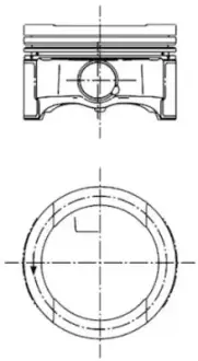 Поршень KOLBENSCHMIDT 99792600