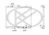 Радіатор двигуна (мкпп) MITSUBISHI L200, PAJERO SPORT I 2.5D 11.98- KOYORAD PL031867T (фото 1)