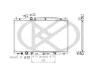 Радіатор двигуна HONDA CR-V III 2.4 06.06-12.12 KOYORAD PL082429 (фото 1)