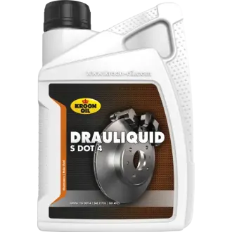 Рідина гальмівна DRAULIQUID-S DOT 4 BRAKEFLUID 1л KROON OIL 04206