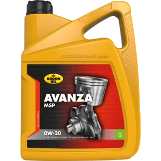 Олива моторна Avanza MSP 0W-20 5л KROON OIL 37350