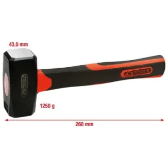 Кувалда з фібергласовою ручкою, 1250 г KS TOOLS 142.5126
