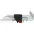 Комплект кутових штифтових гайкових ключів Torx екстра довгий 10 шт KS TOOLS 151.4860 (фото 3)