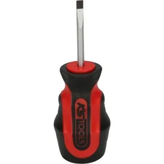 Шліцева викрутка ERGOTORQUEplus, коротка, 4 мм KS TOOLS 159.1121