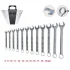 Комплект комбінованих ключів, вигнутих, 12 шт, 8-19 мм KS TOOLS 517.0052 (фото 1)