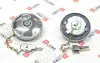 Кришка паливного бака (ширина 60мм, з ключем, матеріал: inox) SCANIA 3 BUS 01.90- LEMA 10721.T (фото 1)