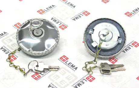 Кришка паливного бака (ширина 60мм, з ключем, матеріал: inox) SCANIA 3 BUS 01.90- LEMA 10721.T
