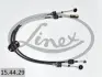 Трос перемикання передач Лів/Прав (1260mm/1230mm) FORD TOURNEO CONNECT V408 NADWOZIE WIELKO, TRANSIT CONNECT, TRANSIT CONNECT V408/MINIVAN, TRANSIT COURIER B460 1.0/1.5D/1.6D 02.13- LINEX 15.44.29 (фото 2)