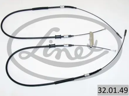 Трос ручника Opel Omega A/B (1550/841x2 мм) LINEX 32.01.49