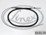 Трос ручника Peugeot 207/208/2008 1.0-1.6 HDi 06- (1910/1105 мм) LINEX 33.01.74 (фото 1)