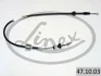 Трос зчеплення VW Polo/Lupo/Caddy/Passat/Seat (1073/833mm) (з ручною регулировкою) LINEX 47.10.03 (фото 1)