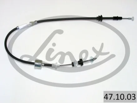 Трос зчеплення VW Polo/Lupo/Caddy/Passat/Seat (1073/833mm) (з ручною регулировкою) LINEX 47.10.03 (фото 1)