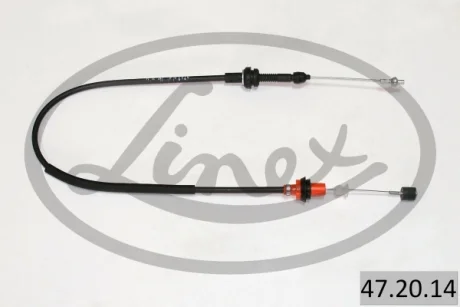 Трос газу VW Passat/Golf/Polo 90-02 (760/575 мм) LINEX 47.20.14 (фото 1)