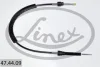Трос перемикання передач лів (1122mm) VW CADDY ALLTRACK IV, CADDY III, CADDY IV, TOURAN 1.0-2.0D 03.04-09.20 LINEX 474409 (фото 1)