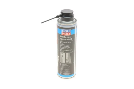 LM 0,25л Wartungs-Spray Weiss біле мастило (аерозоль)(водостійка біле мастило, з вмістом мікрокераміки) Liqui Moly 3075