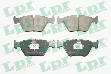 Комплект гальмівних колодок з 4 шт. дисків LPR 05P1251